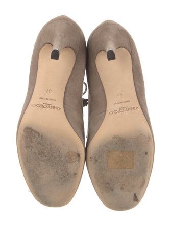 Jimmy Choo Suede Lace-Up Boots