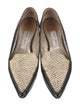 Jimmy Choo Patent Leather Colorblock Pattern Flats