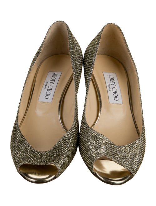 Jimmy Choo Glitter Glitter Accents Pumps