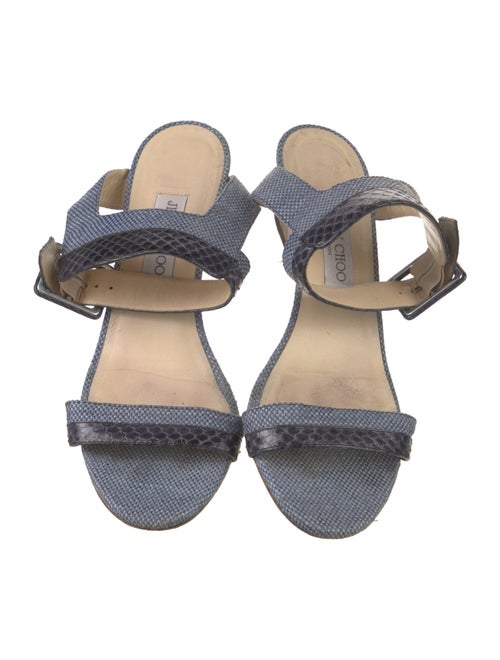 Jimmy Choo Animal Print Sandals