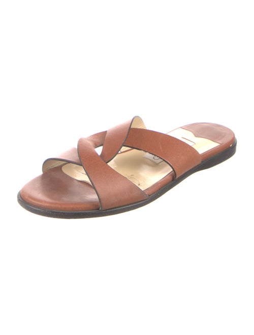Jimmy Choo Leather Slides