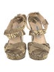 Jimmy Choo Snakeskin Animal Print Espadrilles