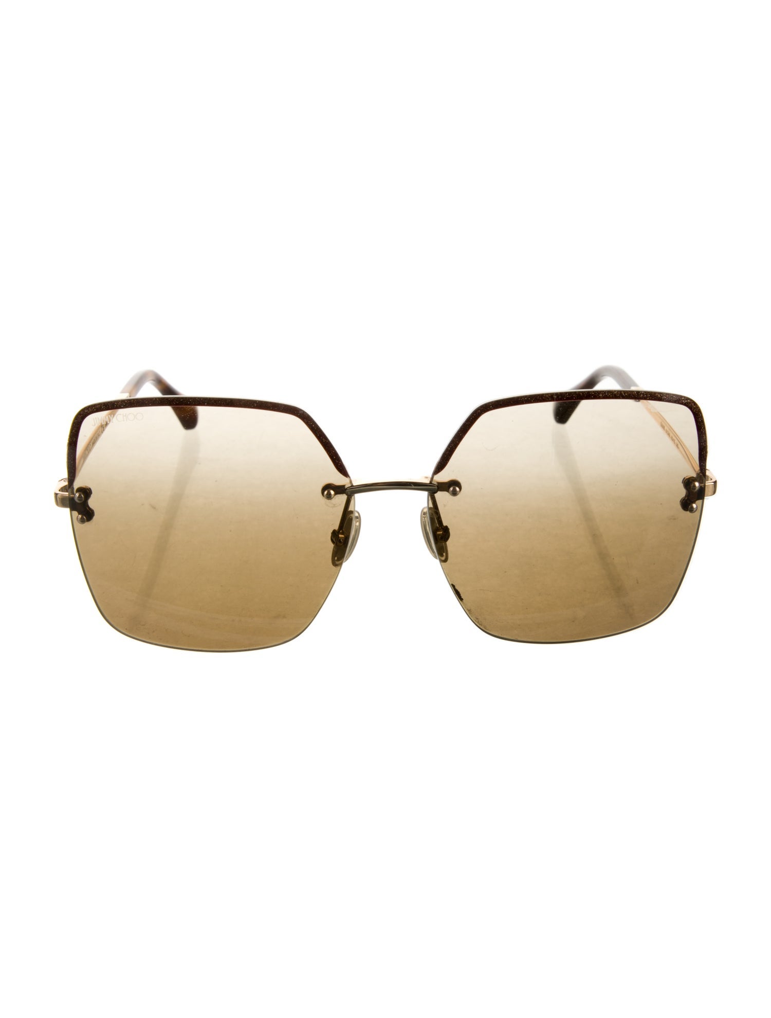 Jimmy Choo Tavi Oversize Sunglasses