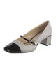 Jimmy Choo Glitter Colorblock Pattern Pumps