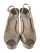 Jimmy Choo Glitter Glitter Accents Slingback Pumps