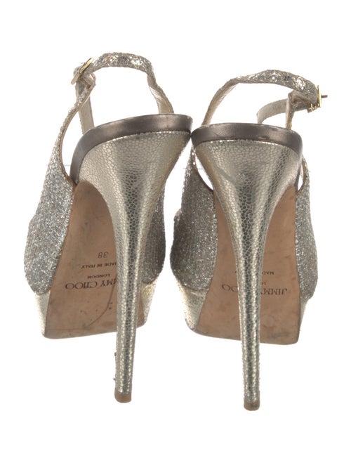 Jimmy Choo Glitter Glitter Accents Slingback Pumps