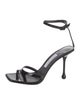 Jimmy Choo Patent Leather Cutout Accent Sandals