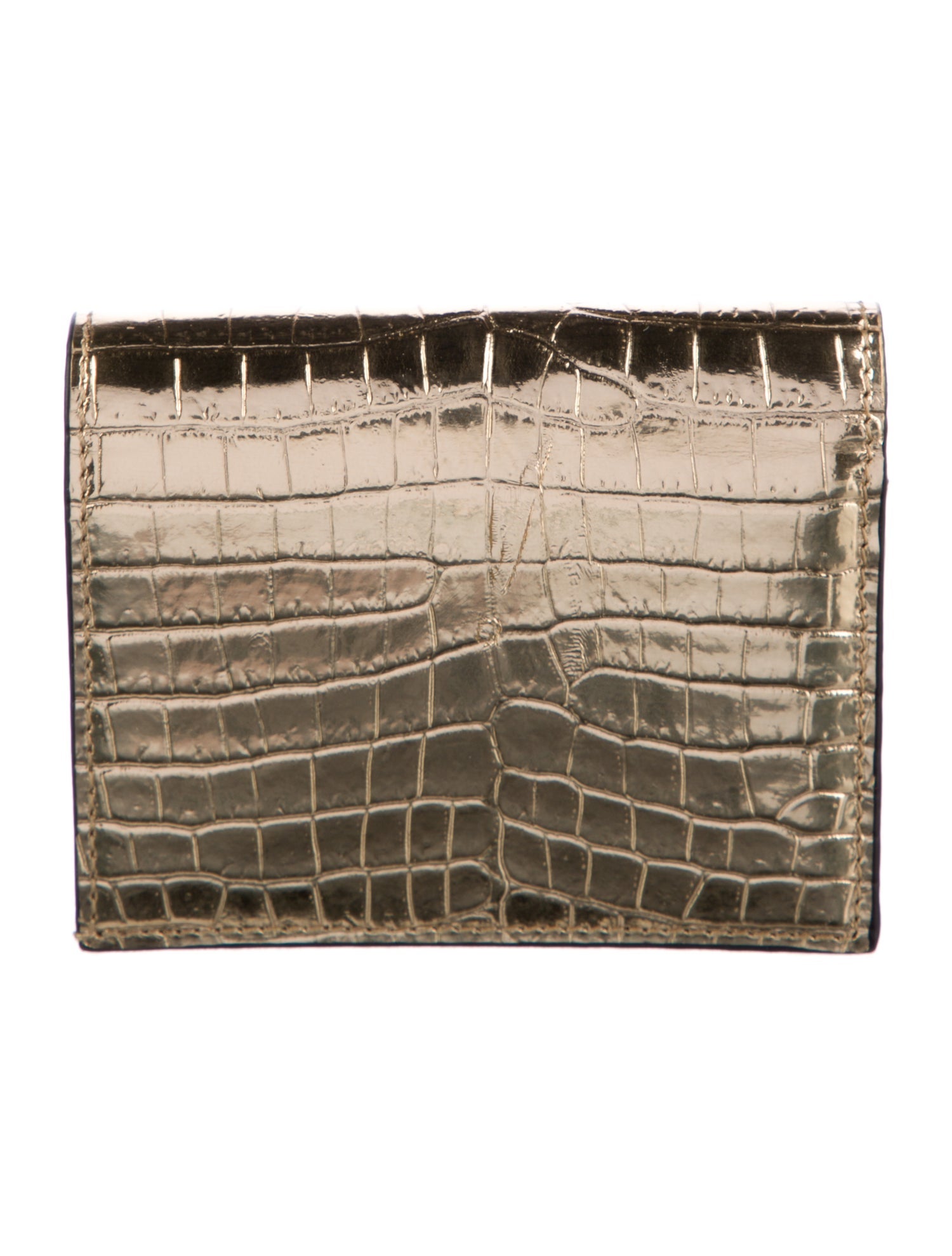 Jimmy Choo Embossed Leather Coin Pouch