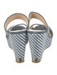 Jimmy Choo Raffia Striped Slides