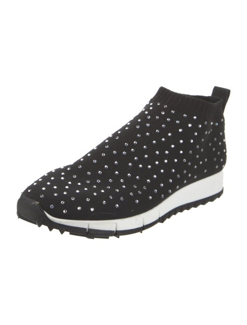 Jimmy Choo Crystal Embellishments Sock Sneakers