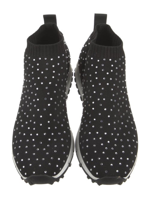 Jimmy Choo Crystal Embellishments Sock Sneakers