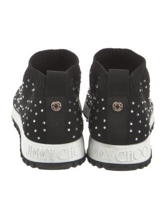 Jimmy Choo Crystal Embellishments Sock Sneakers