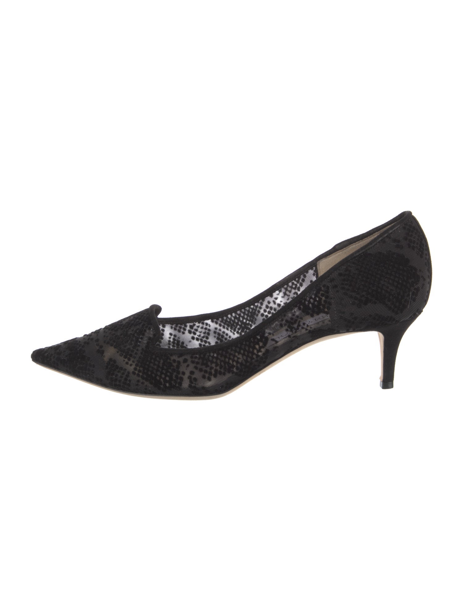Jimmy Choo Mesh Printed Pumps