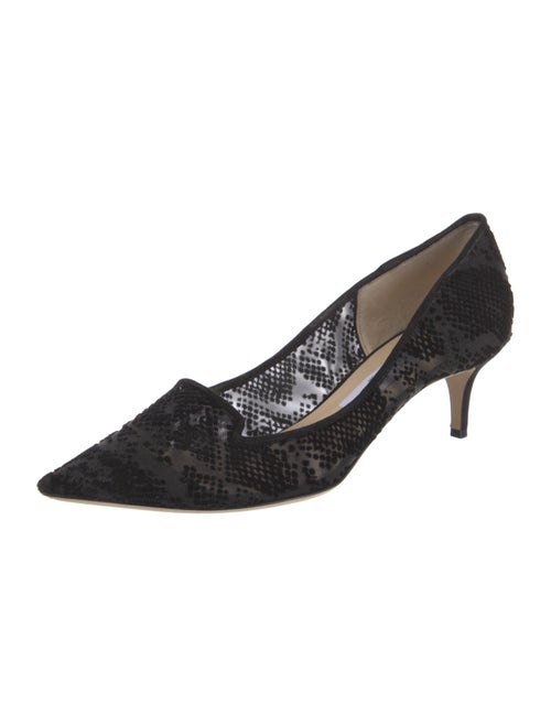 Jimmy Choo Mesh Printed Pumps