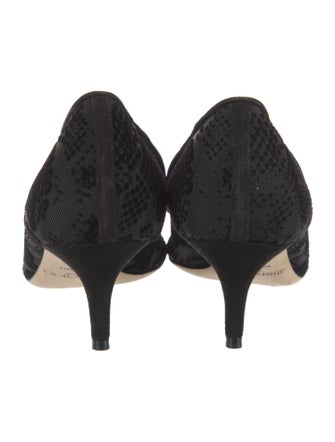 Jimmy Choo Mesh Printed Pumps