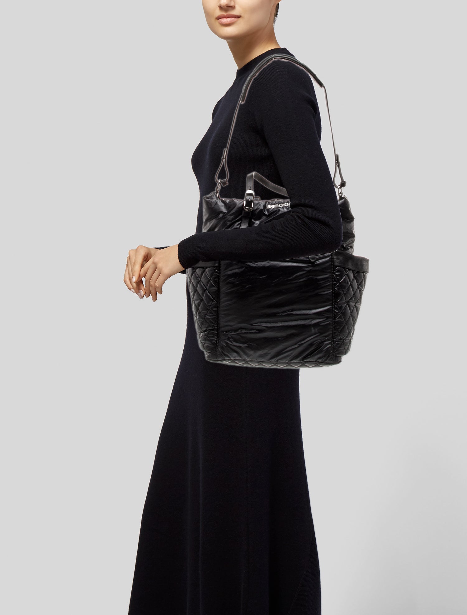 Jimmy Choo Nylon Bucket Bag