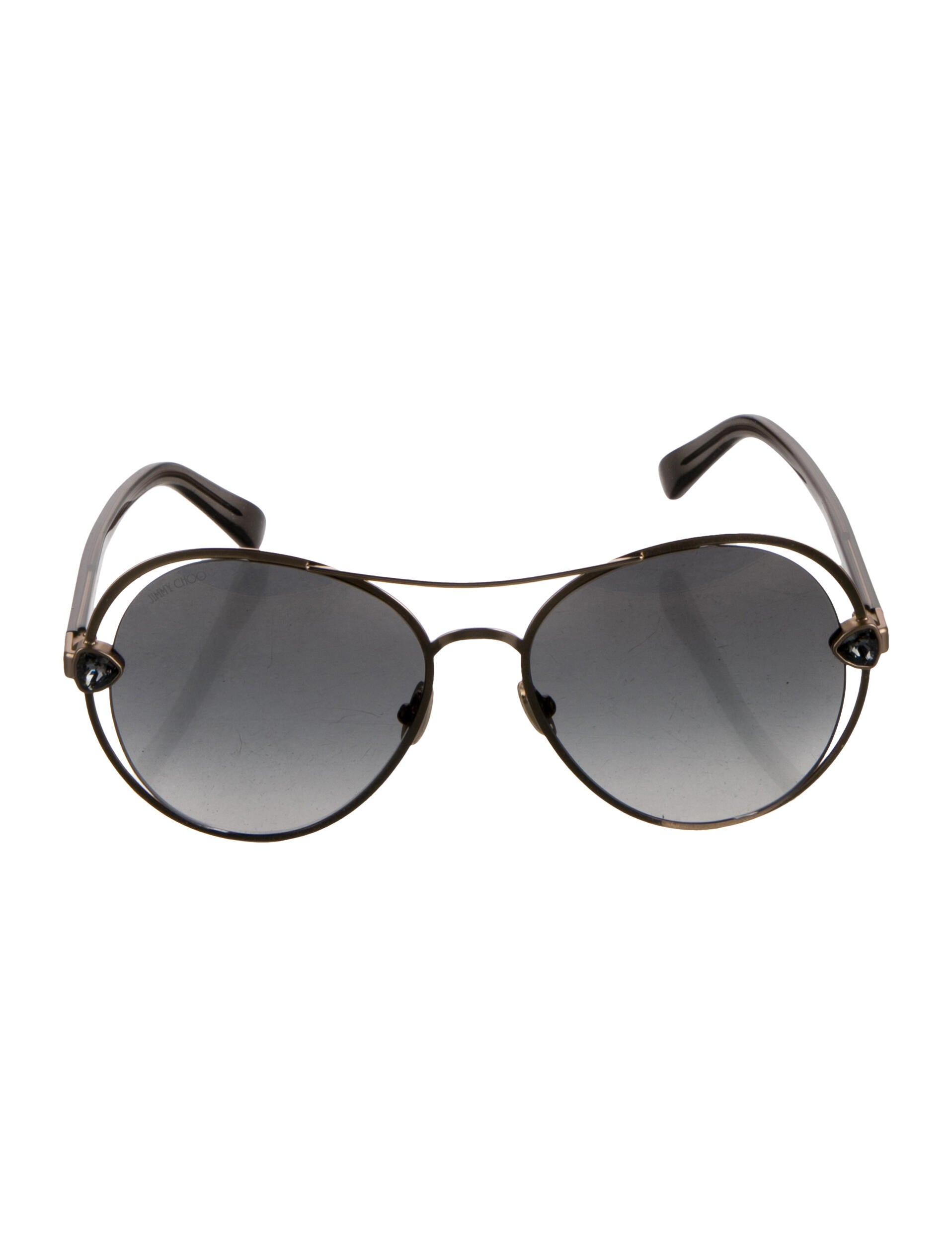 Jimmy Choo Aviator Gradient Sunglasses