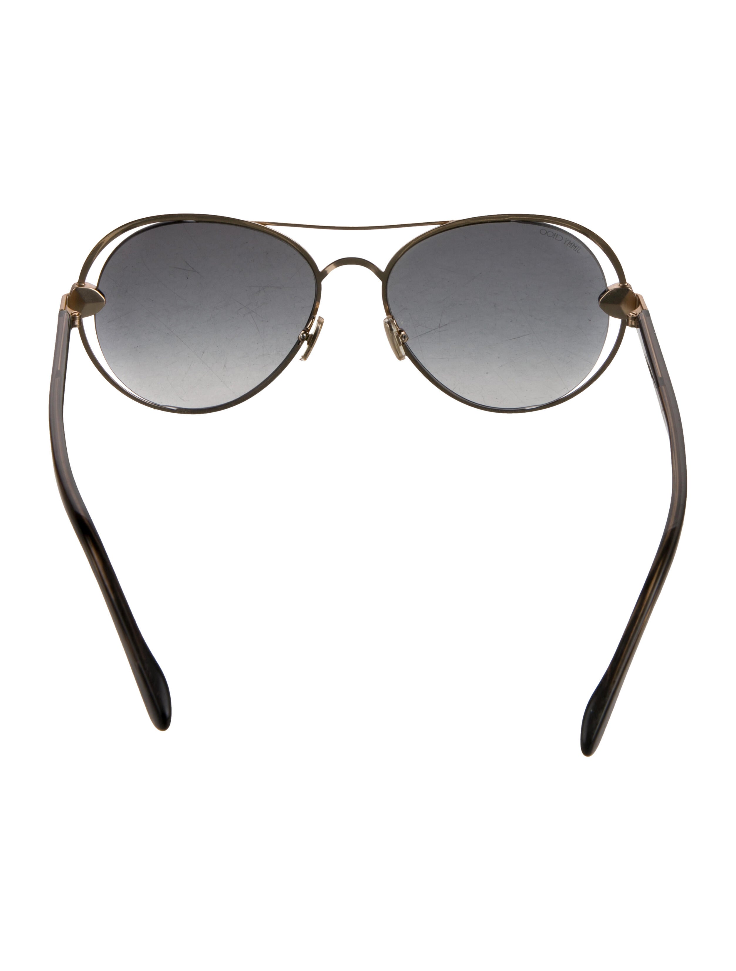 Jimmy Choo Aviator Gradient Sunglasses