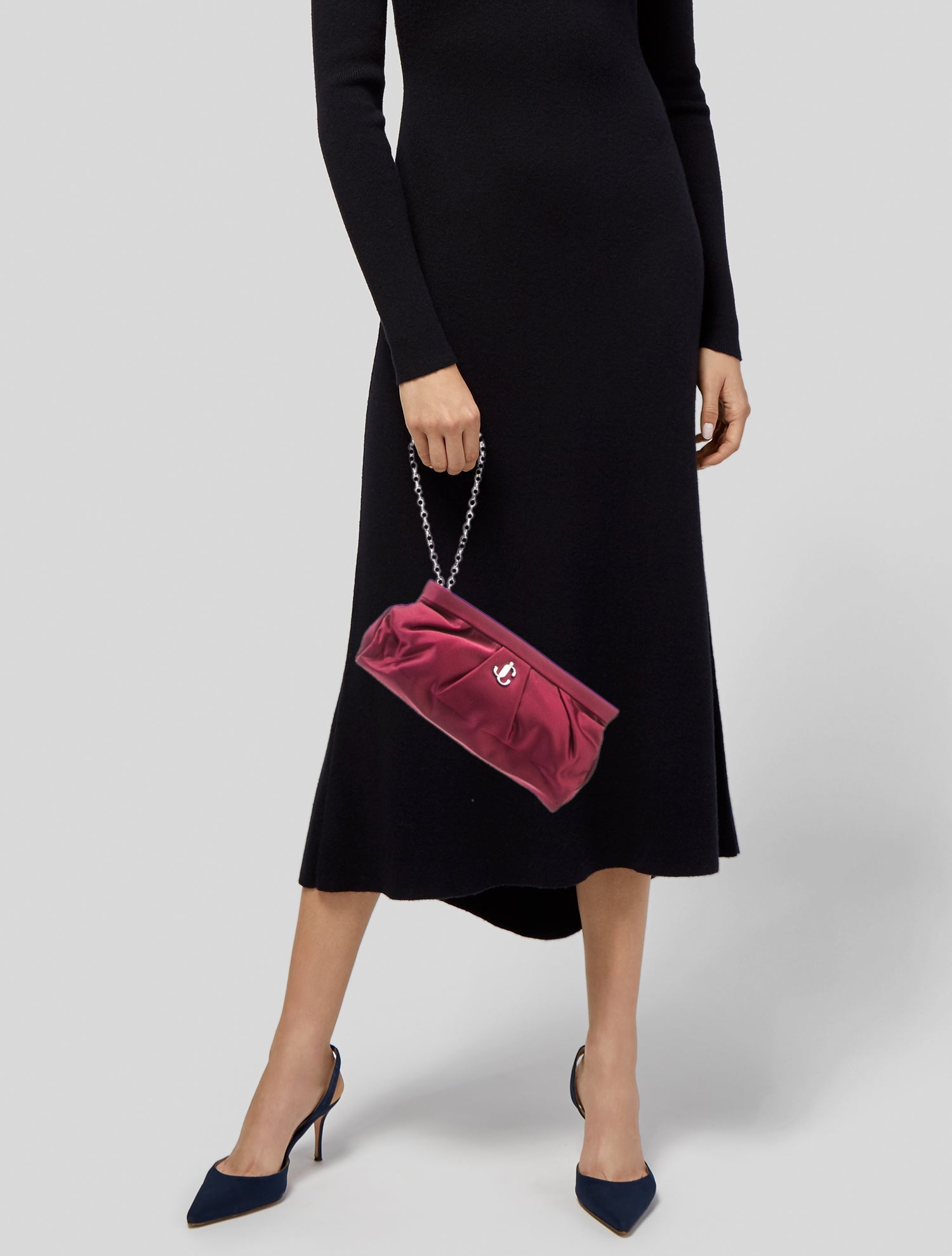 Jimmy Choo Satin Clutch