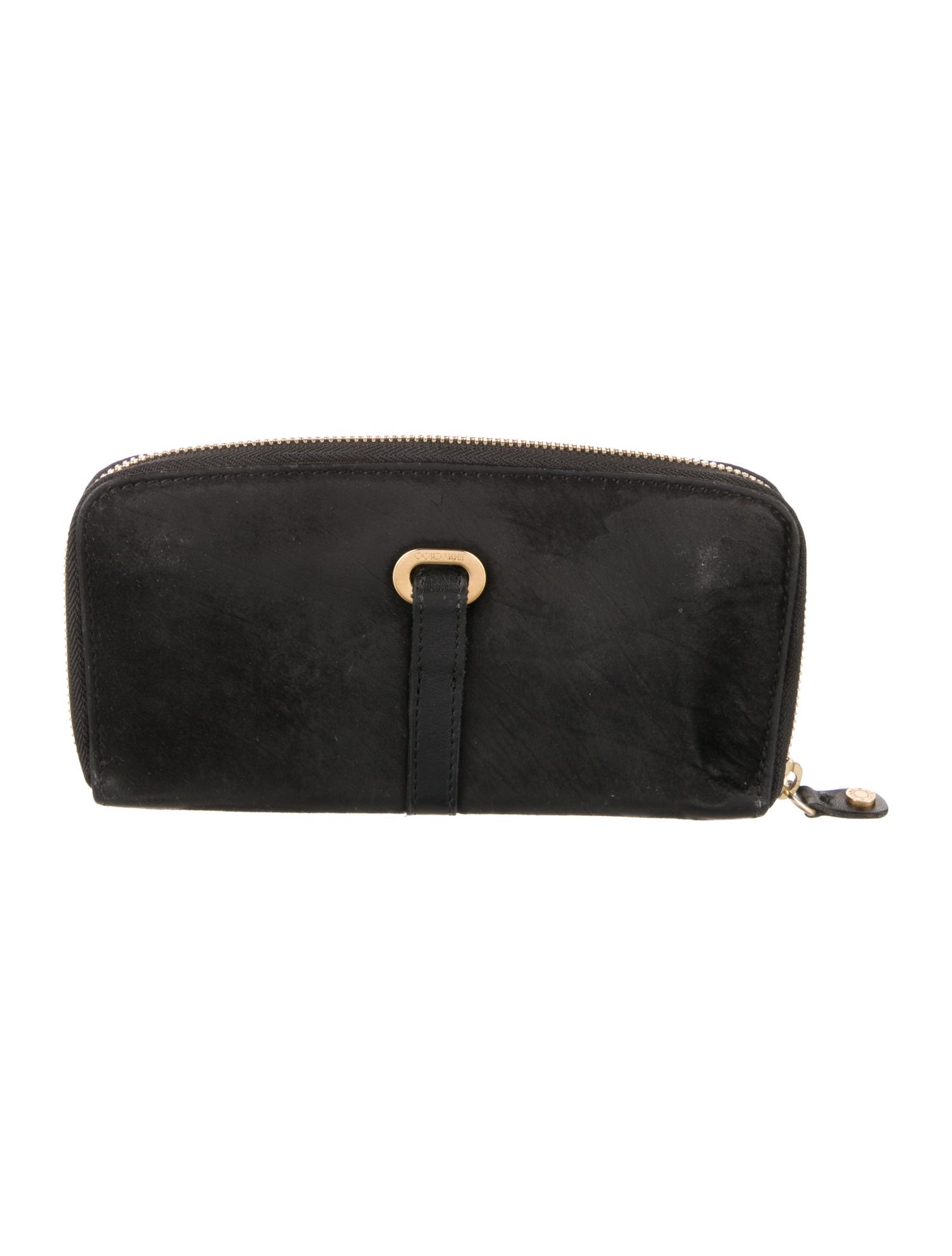 Jimmy Choo Suede Continental Wallet