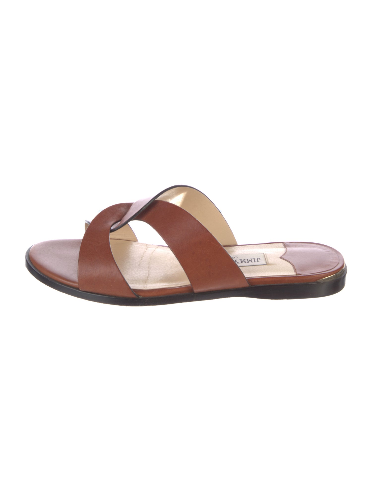 Jimmy Choo Leather Slides