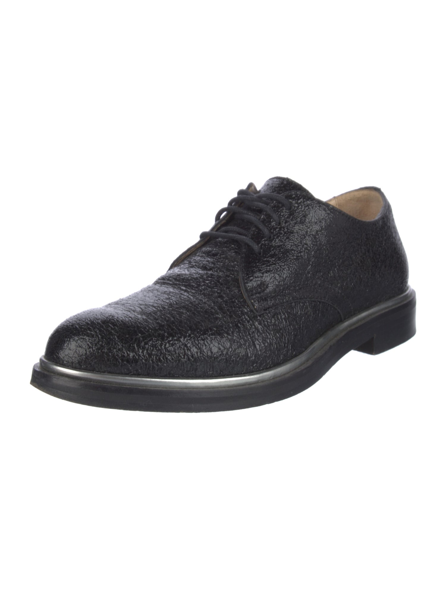 Jimmy Choo Embossed Leather Oxfords
