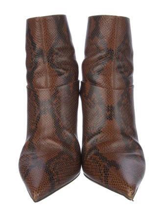 Jimmy Choo Snakeskin Animal Print Boots