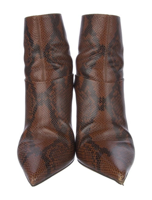 Jimmy Choo Snakeskin Animal Print Boots