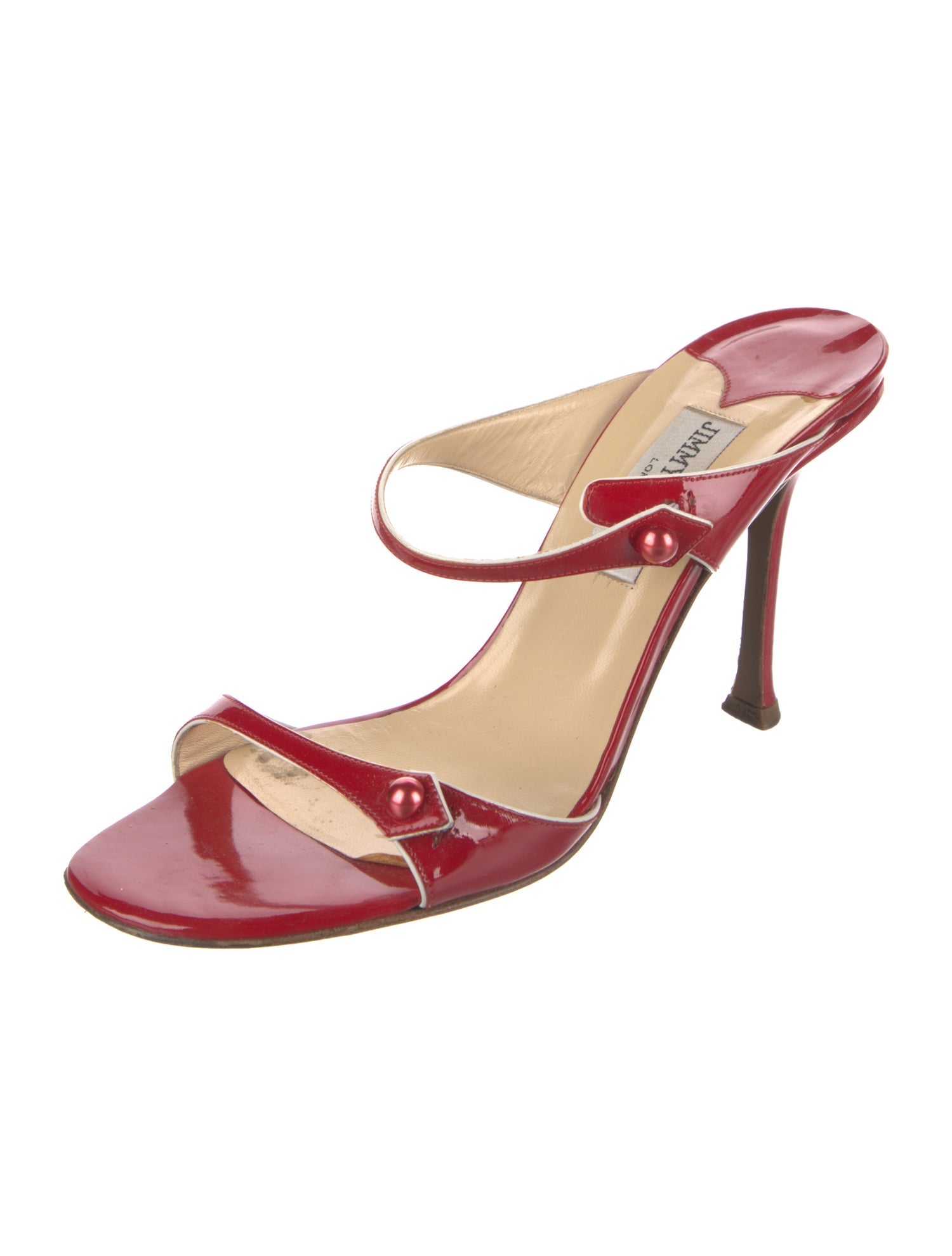 Jimmy Choo Patent Leather Slides