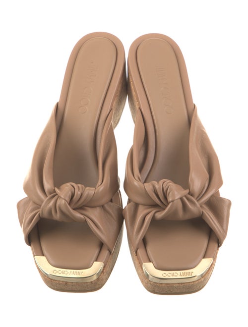 Jimmy Choo Leather Slides