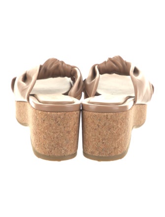 Jimmy Choo Leather Slides