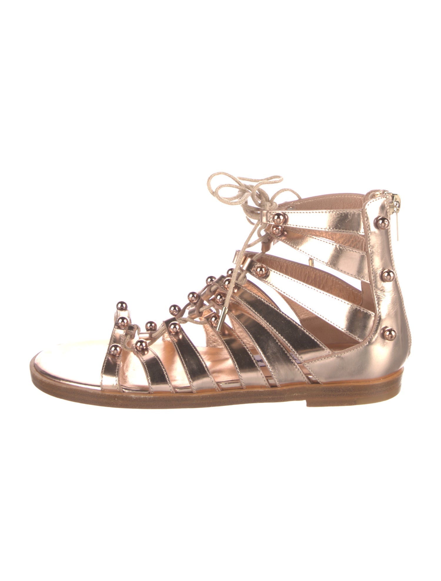 Jimmy Choo Studded Accents Gladiator Sandals