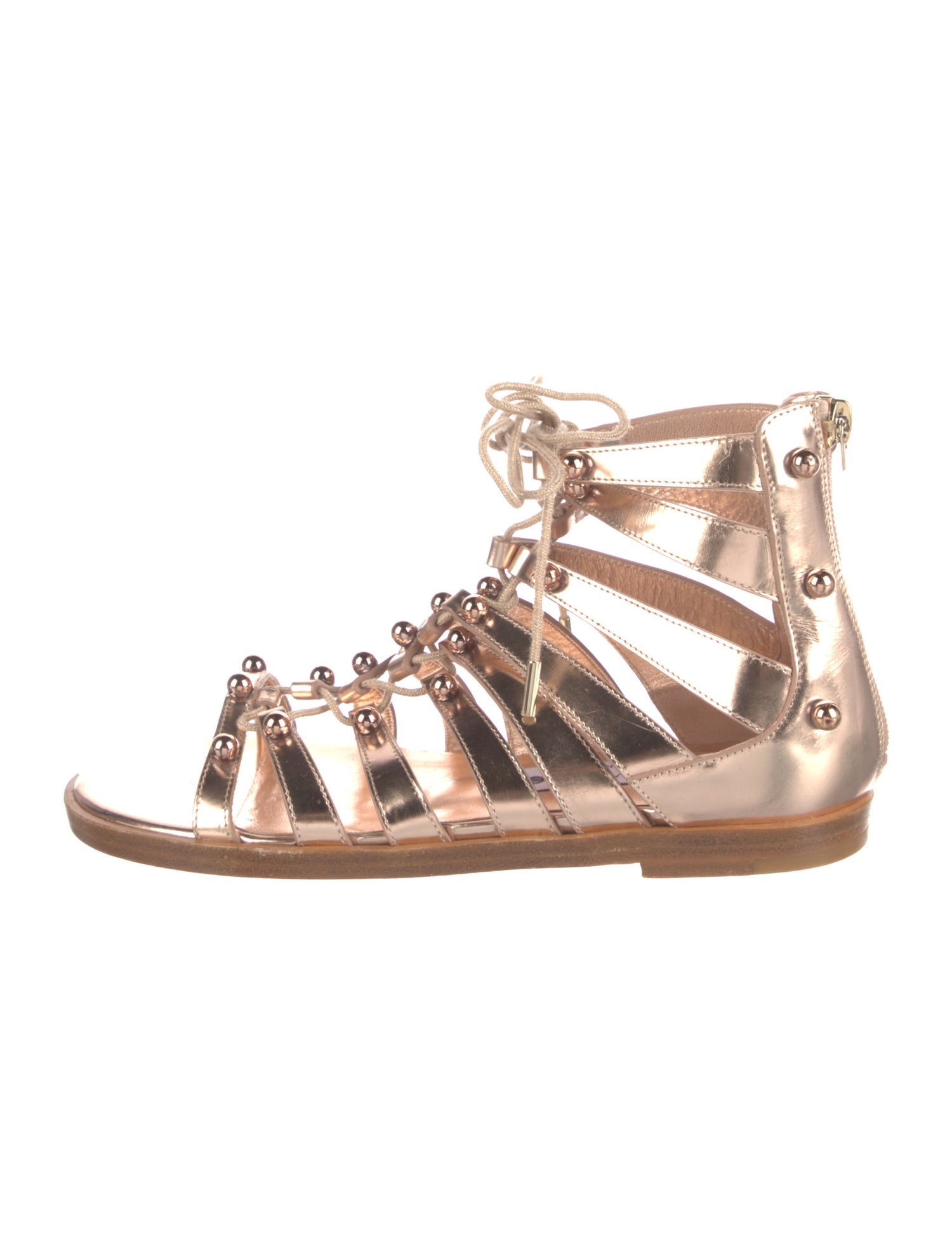 Jimmy Choo Studded Accents Gladiator Sandals