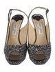 Jimmy Choo Glitter Slingback Pumps