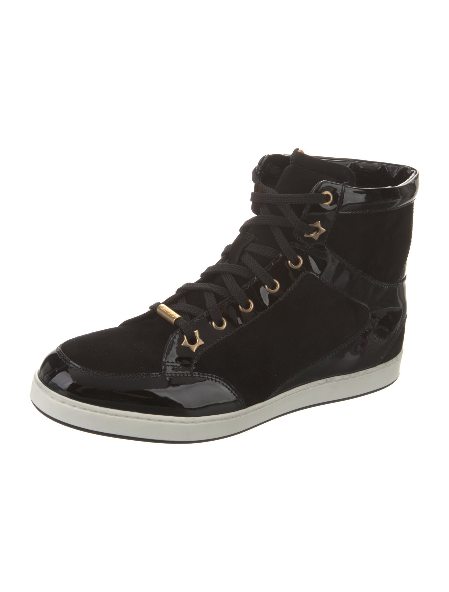 Jimmy Choo Suede Wedge Sneakers w/ Tags