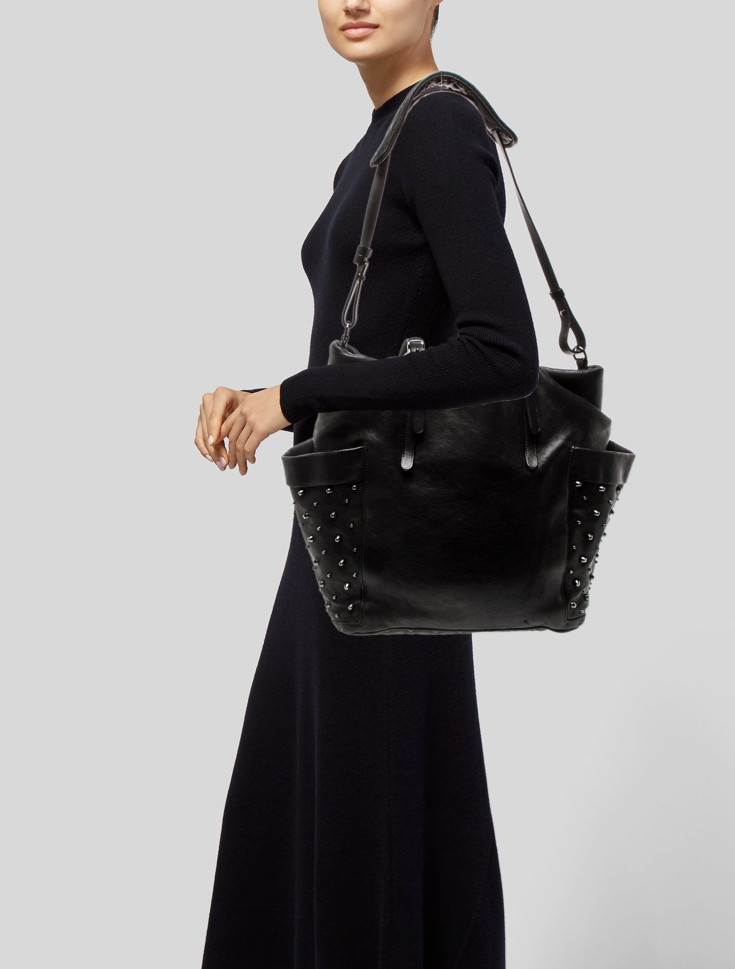 Jimmy Choo Quilted Bucket Bag