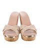 Jimmy Choo Glitter Accents Slides