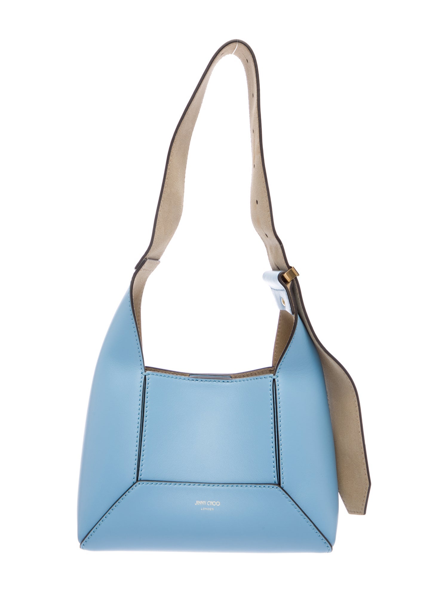 Jimmy Choo Leather Diamond Hobo Small