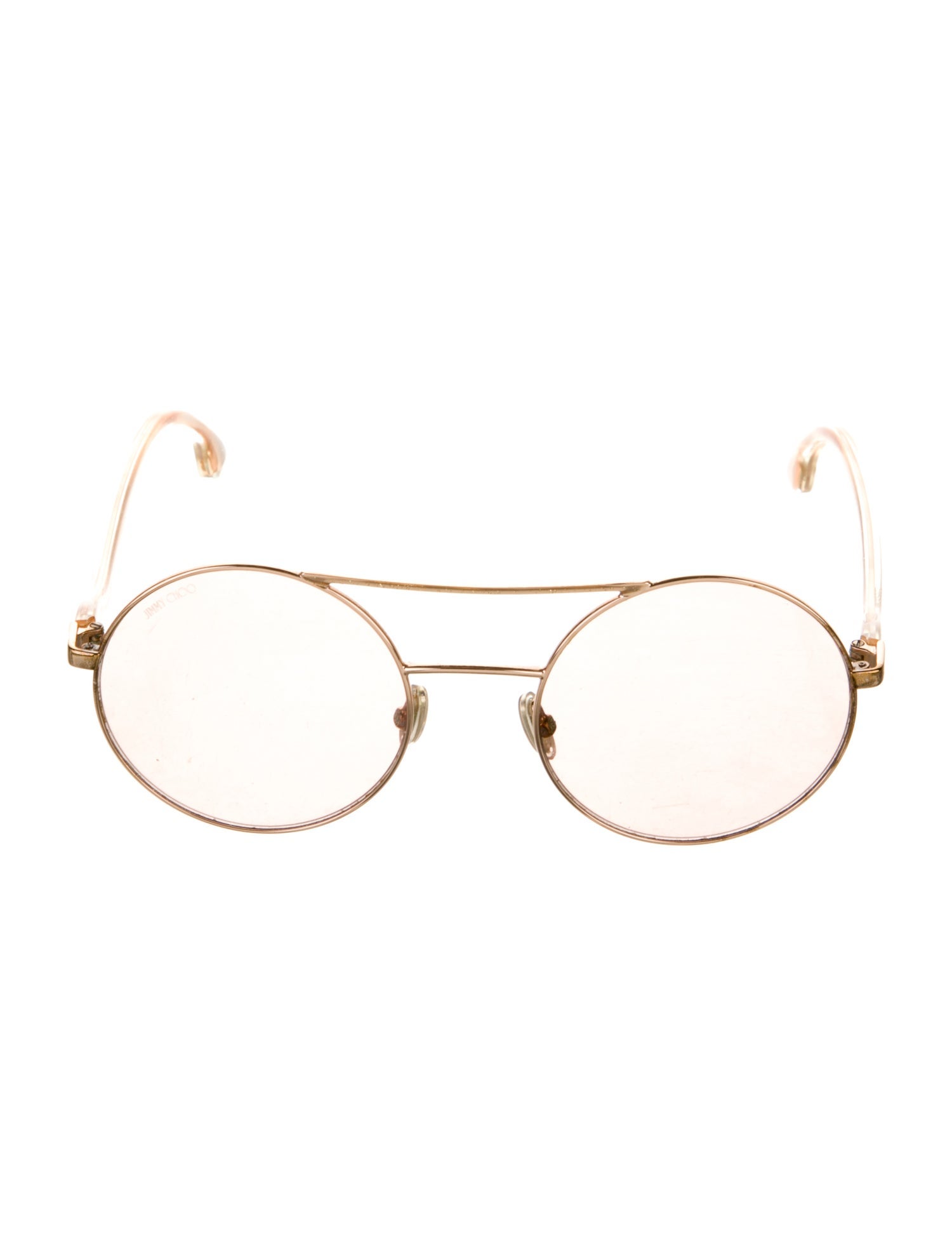Jimmy Choo Round Gradient Sunglasses