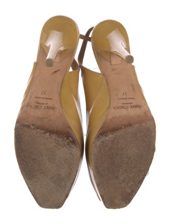 Jimmy Choo Patent Leather Slingback Pumps