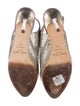 Jimmy Choo Glitter Plaid Print Slingback Sandals