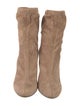 Jimmy Choo Suede Crystal Embellishments Sock Boots