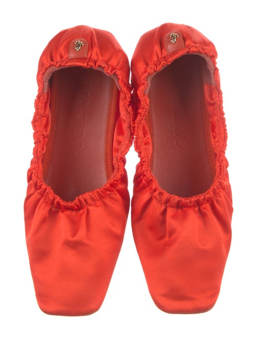 Jimmy Choo Satin Ballet Flats