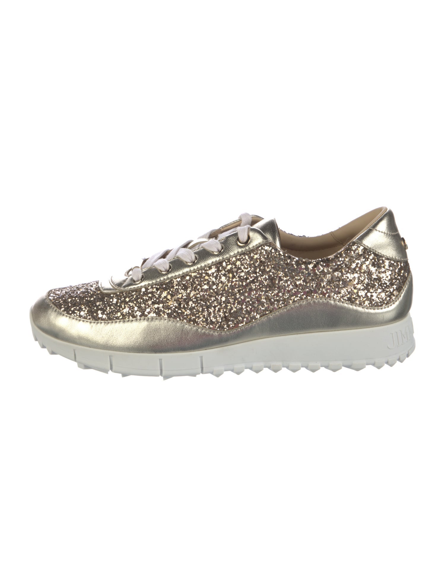 Jimmy Choo Glitter Glitter Accents Sneakers