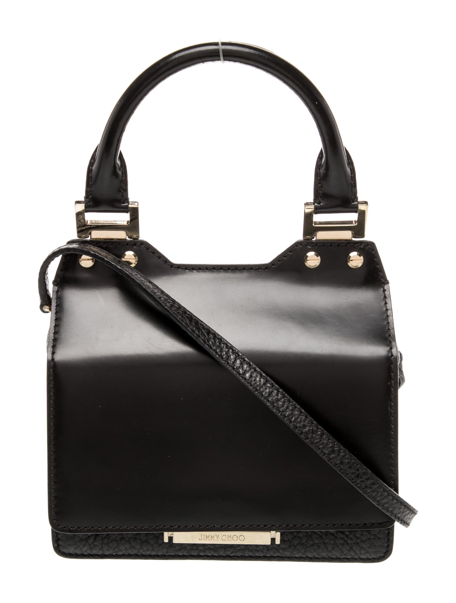 Jimmy Choo Leather Top Handle Bag