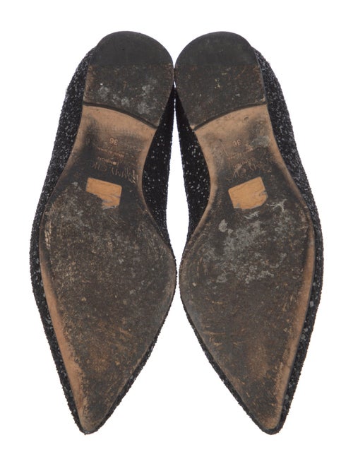 Jimmy Choo Glitter Glitter Accents Ballet Flats