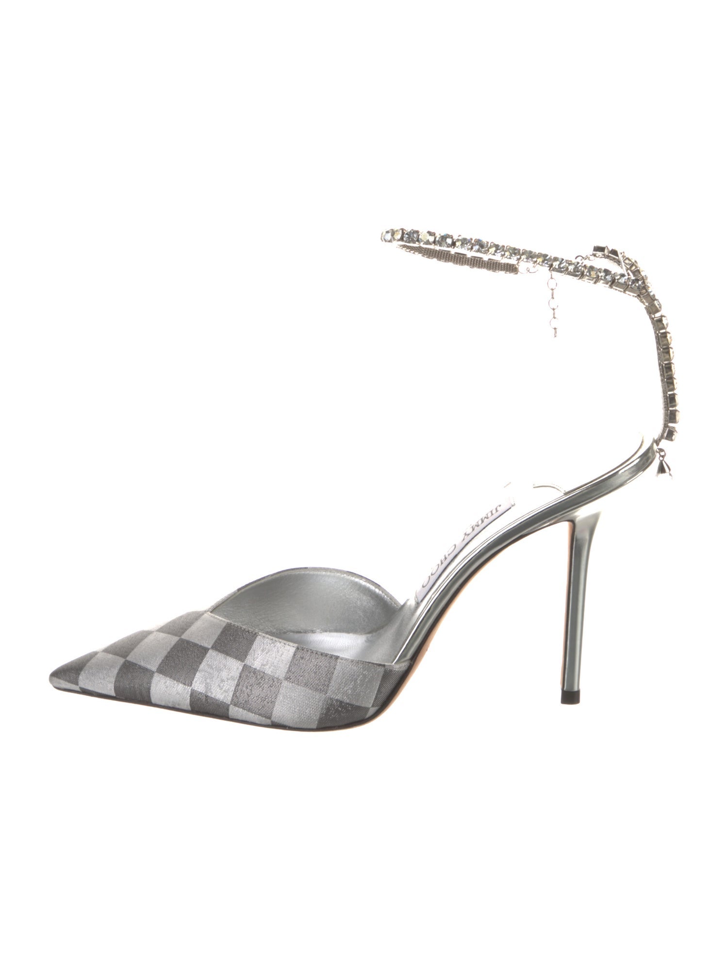 Jimmy Choo Leather Printed D'Orsay Pumps