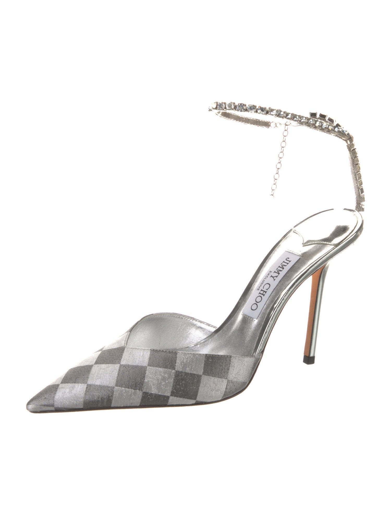 Jimmy Choo Leather Printed D'Orsay Pumps