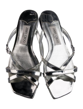 Jimmy Choo Leather Slides