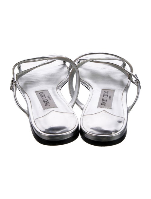 Jimmy Choo Leather Slides